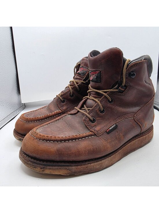 Red Wing Traction Tred 6-inch Mens Size 9.5 Brown Waterproof Boots Work Wear main image 6
